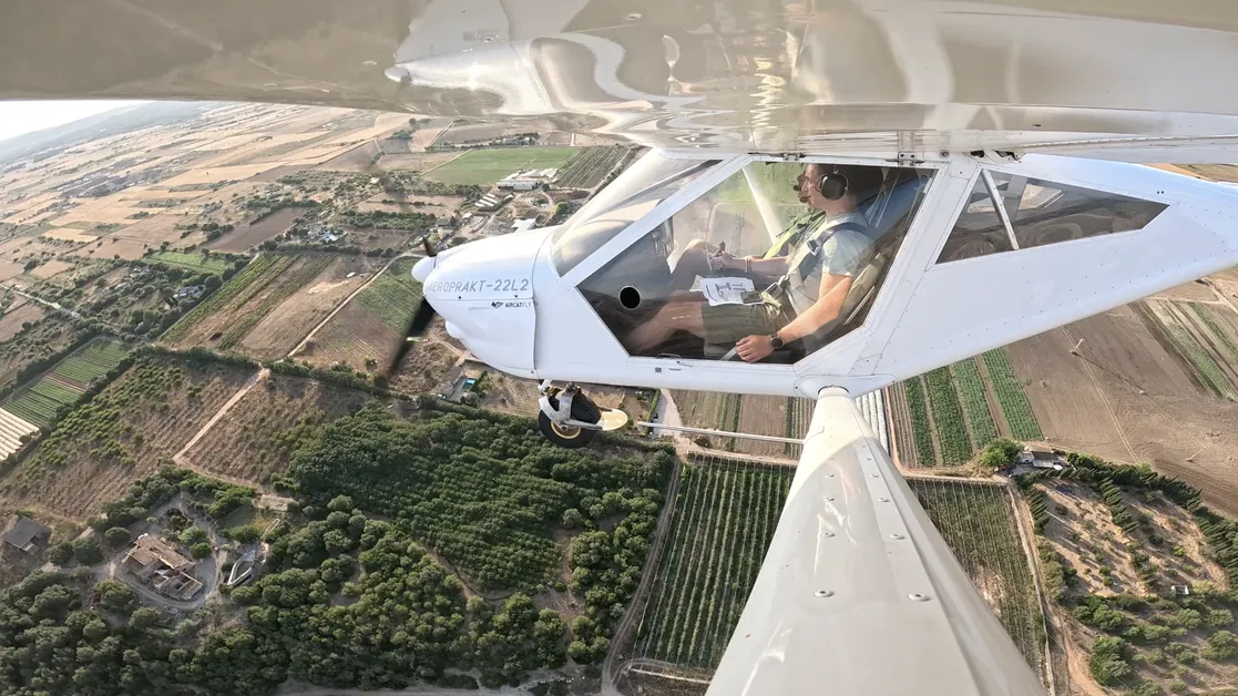 Vista panorámica desde las alturas sobre Mallorca